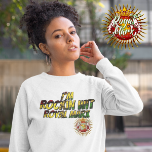 Rockin Wit Royal Marx (Sweater) – White